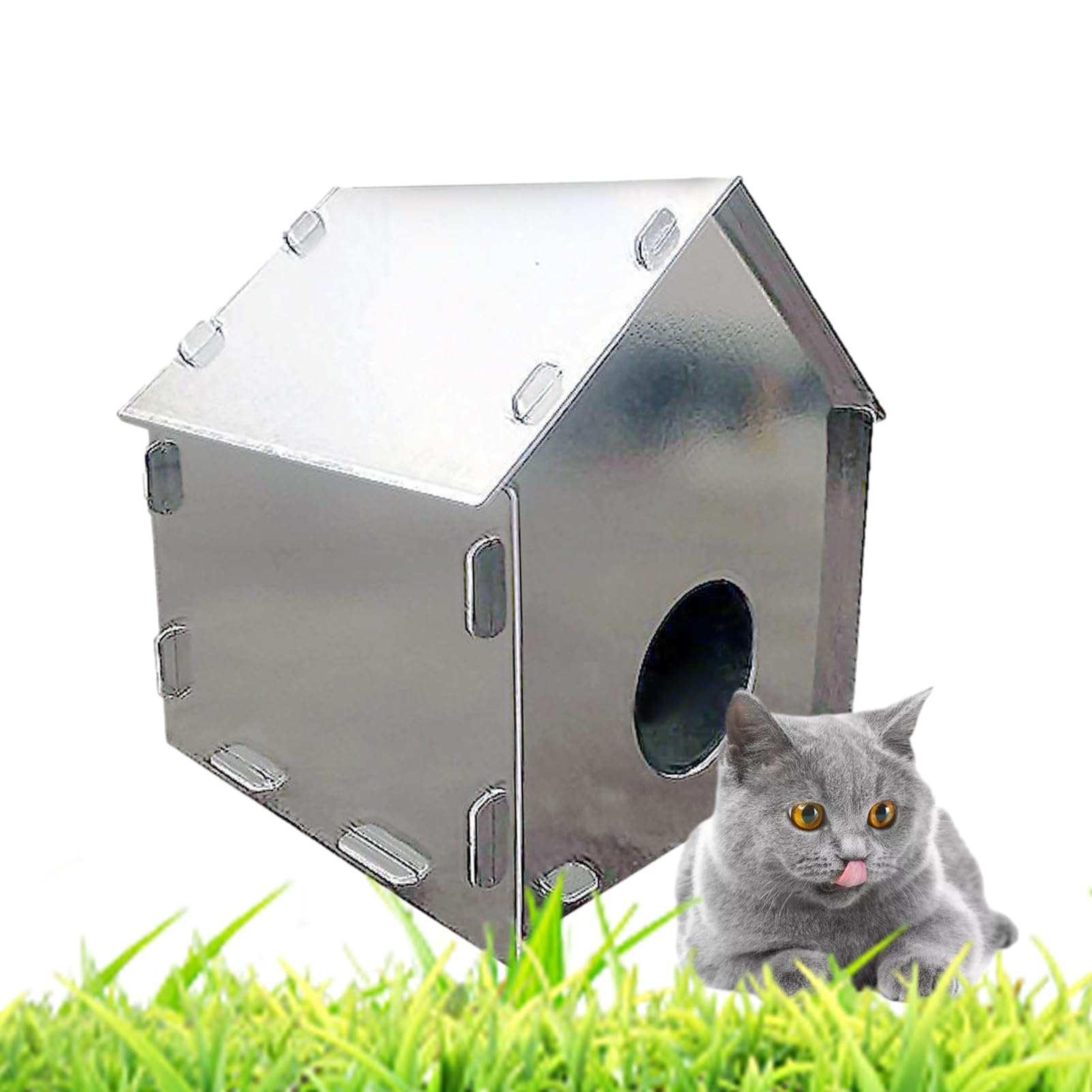 Amazon | 猫ハウス 断熱野良猫ハウス 耐候性 暖かい屋外猫シェルター